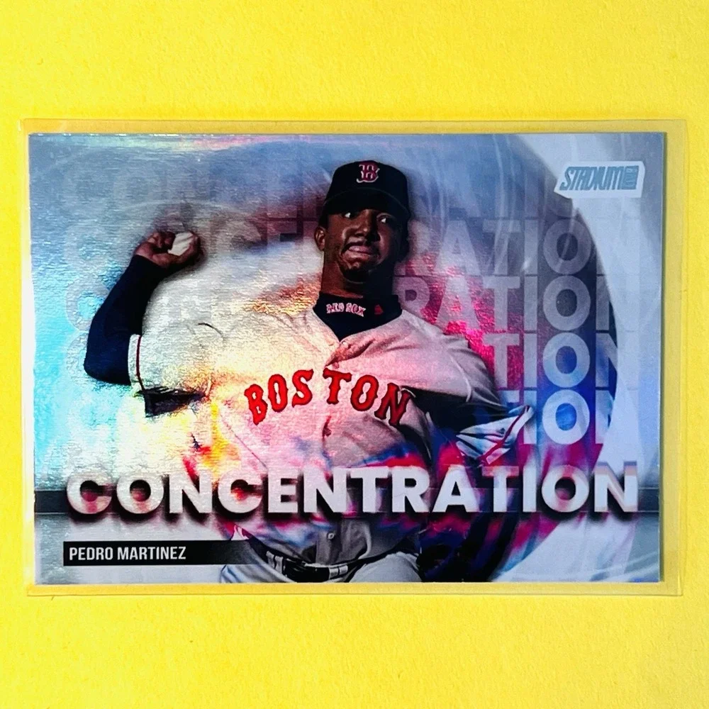 2025 Topps Stadium Club Concentration Pedro Martinez C-11 Boston Red Sox‎ Insert